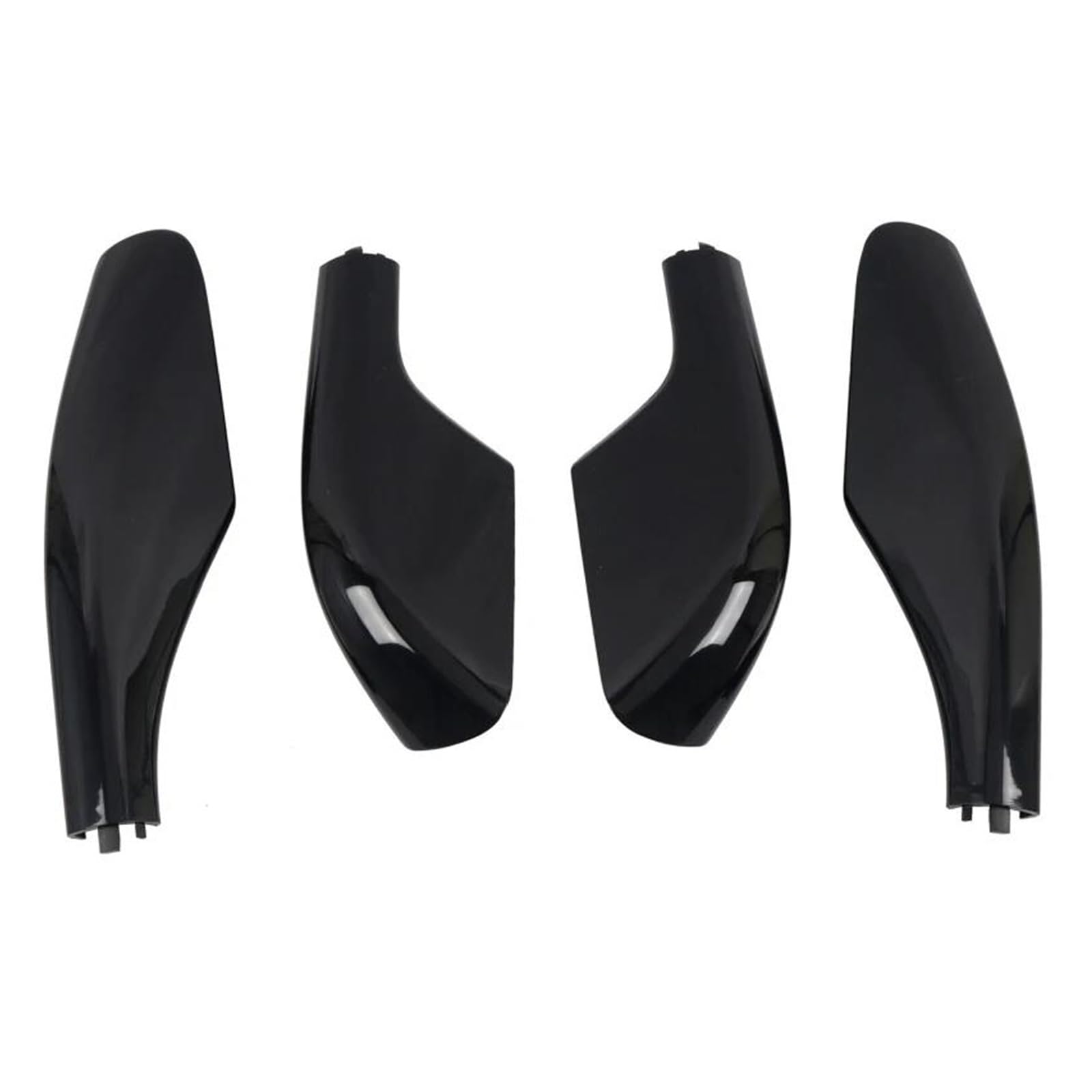 SKINII Cofre Techo Coche 4 Uds. Reemplazo Negro Tapa Cubierta del Extremo Riel Portaequipajes Techo Coche para Toyota para Land para Cruiser para LC100 1998-2007 Porta Equipaje De Automóvil