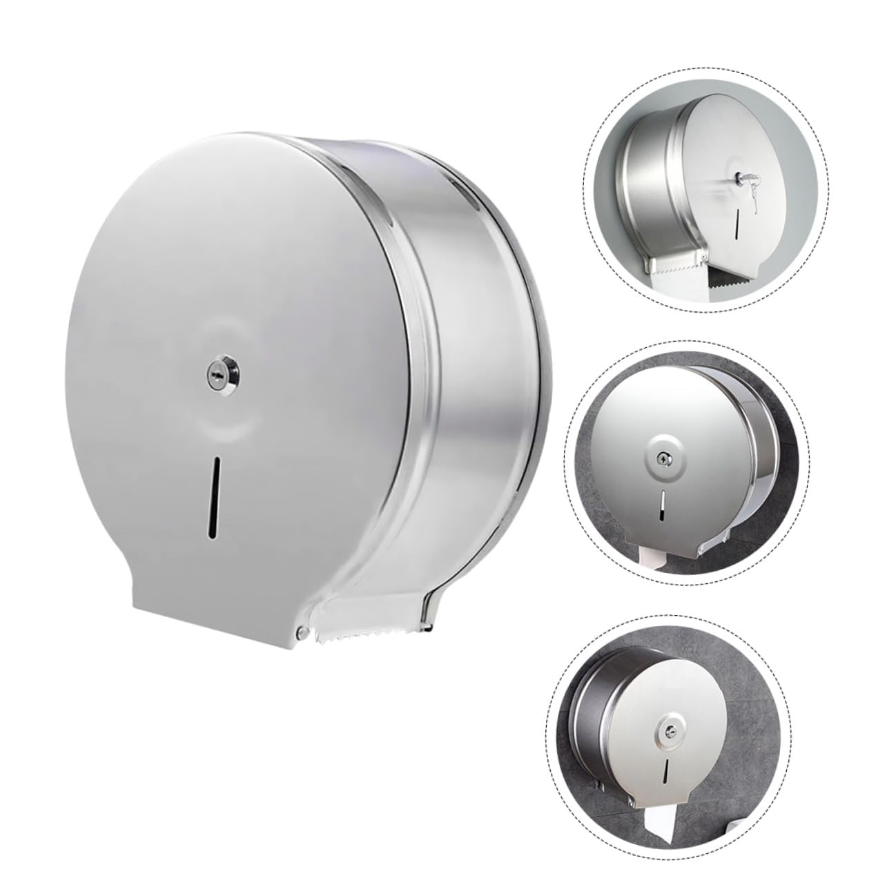 Porta Rotolo Carta Igienica in Acciaio Inox 1 Pezzo