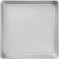 Vista 1 de Wilton Performance Pans - Molde cuadrado de aluminio para brownie y pastel, 12 x 12 pulgadas, color plateado