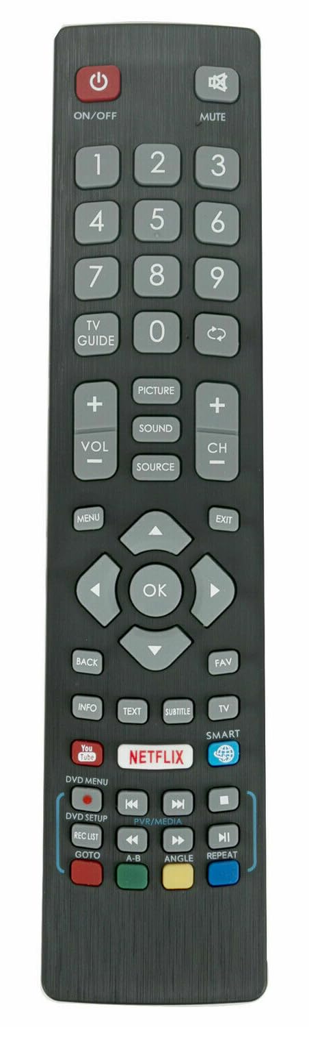 Telecomondo Sostitutivo Per TV Polaroid P32FPA0110A – Modello RC43137P, Nero, Wireless