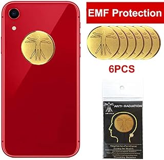 HUAGASION EMF Protection Cell Phone Sticker, 6Pcs -Anti Radiation Protector Sticker, iPad, MacBook