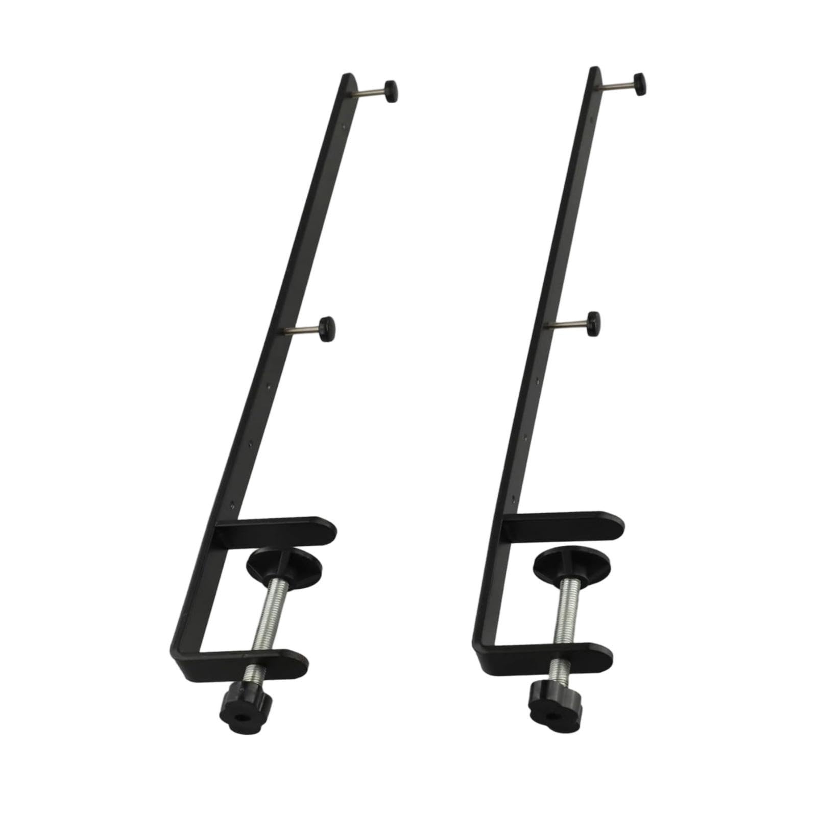 Set mit 2 Lochwandklemmen, Schreibtisch Lochwandklemmen, Robuste Metallhalterung, Höhenverstellung