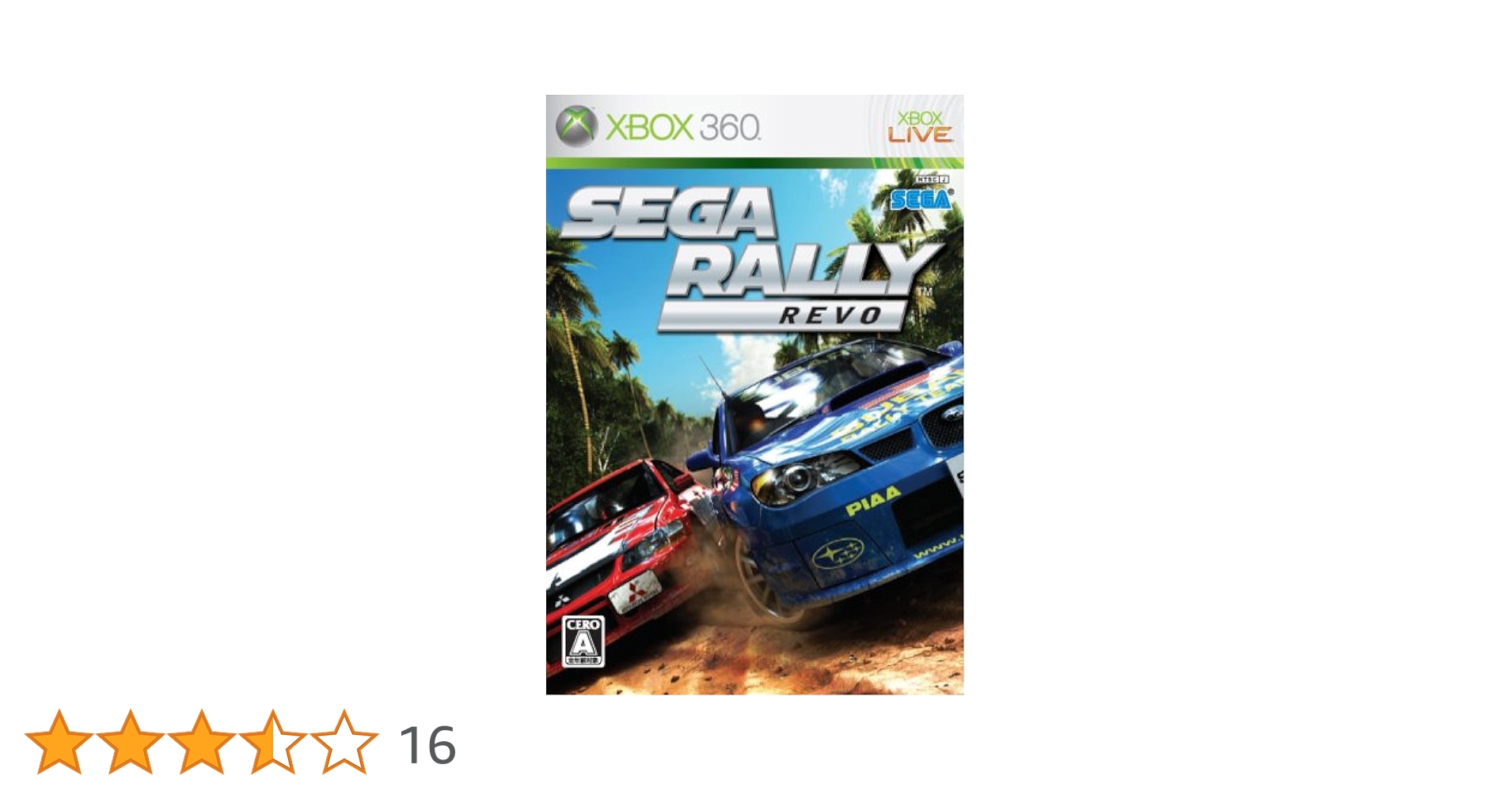 Xbox360 - 【美品】セガラリー REVO XBOX360 Sega Rally- Revo - Xbox 360 - W/ Manual - Rare! - Clean Disc