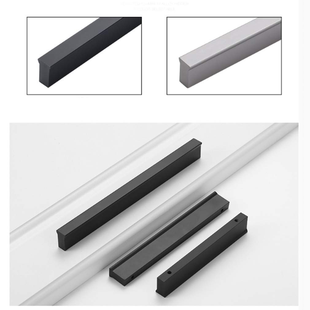 Uchwyt meblowy, uchwyt do szuflady, stop aluminium, nowoczesny, prosty do streamline, do kuchni, szafy na ubrania, komoda, uchwyt do mebli, 13 rozmiarów (środek otworu 960 mm, srebrny)