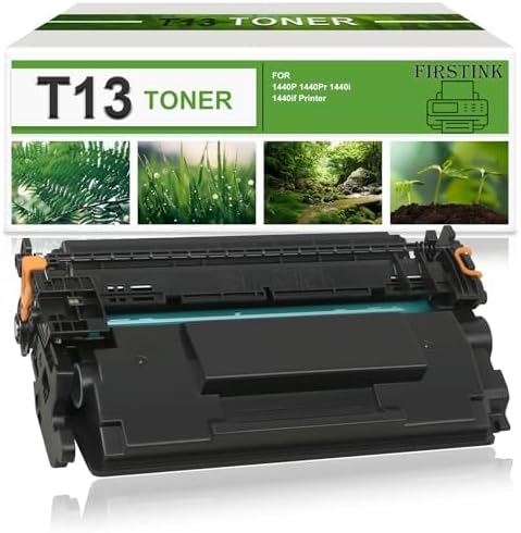 High Yield T13 Black Toner Cartridges [with New Chip] 5640C006AA T13 Toner Cartridge Black Compatible with Canon I-SENSYS X 1440P 1440Pr 1440i 1440if Printer Toner(1 Pack)