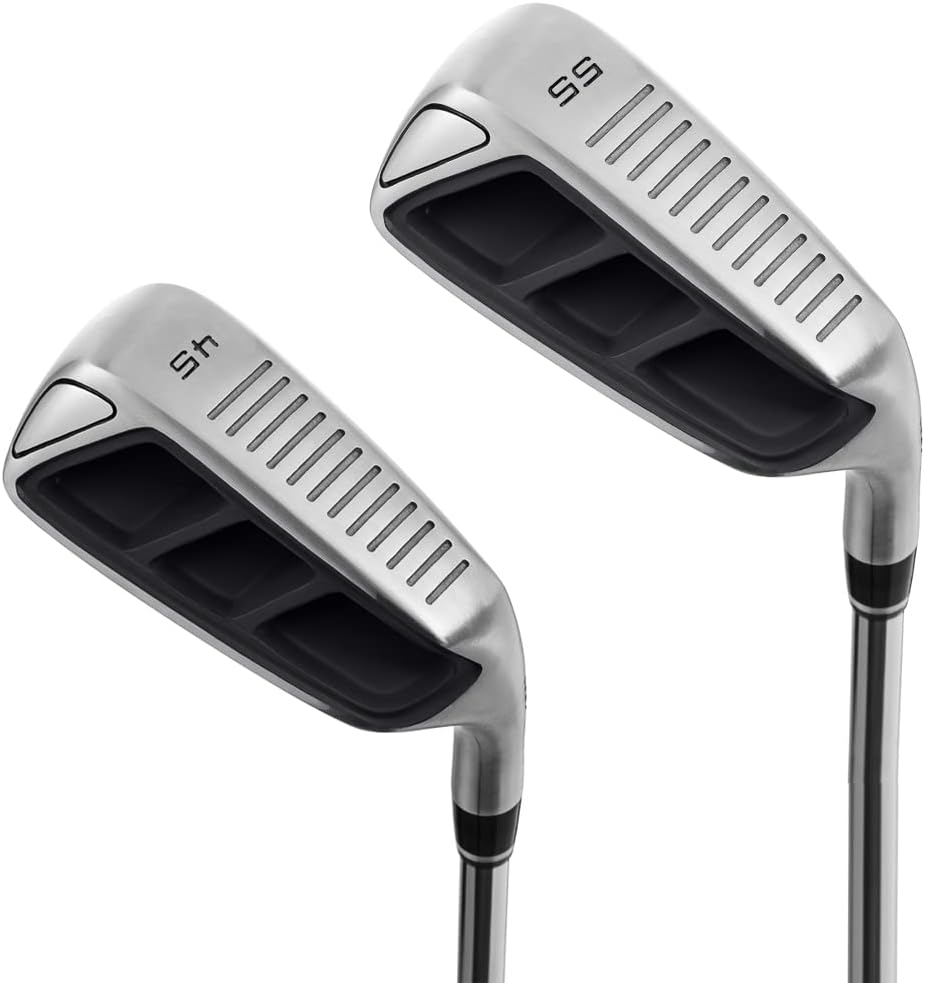 MAZEL Golf Chipper Wedge 45,55 Degree,Black,Bundle of 2
