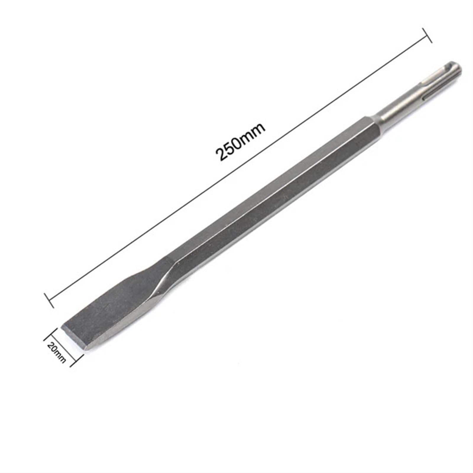 Set di Scalpelli 5 Pezzi Gambo Martello Trapano Punta scanalatura scalpello Piatto muratura Strumenti Set for la Lavorazione del Legno Cemento Muro Roccia