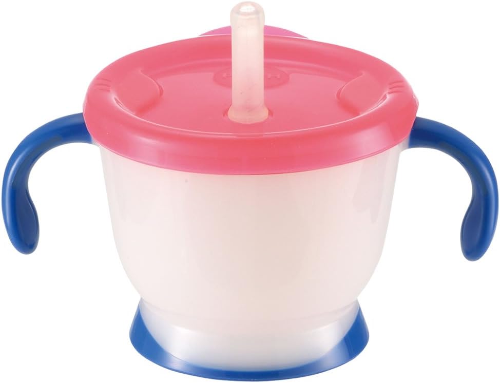 Richell Aclear Cup/Mug with Straw nevy blue