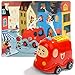 Nene Toys - Puzzle Infantil de Madera + Coche de Juguete para Niños y Niñas de 2 3 4 años - Juego de Rompecabezas Educativo Que Desarrolla Capacidades Cognitivas en Etapa Preescolar [Bombero]