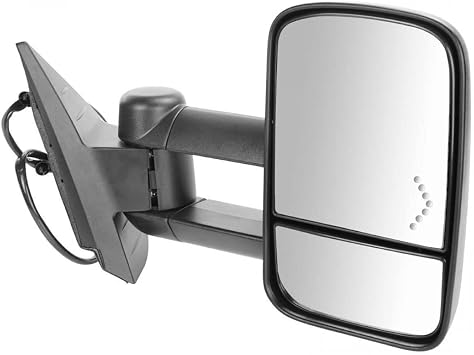 Heated Signal Telescoping Tow Mirror Right Passenger Fits (Plastic) 25815979 25815975 GM1321354 15940161 25838267 20862099 20760448 335-5409R3EFH1 25