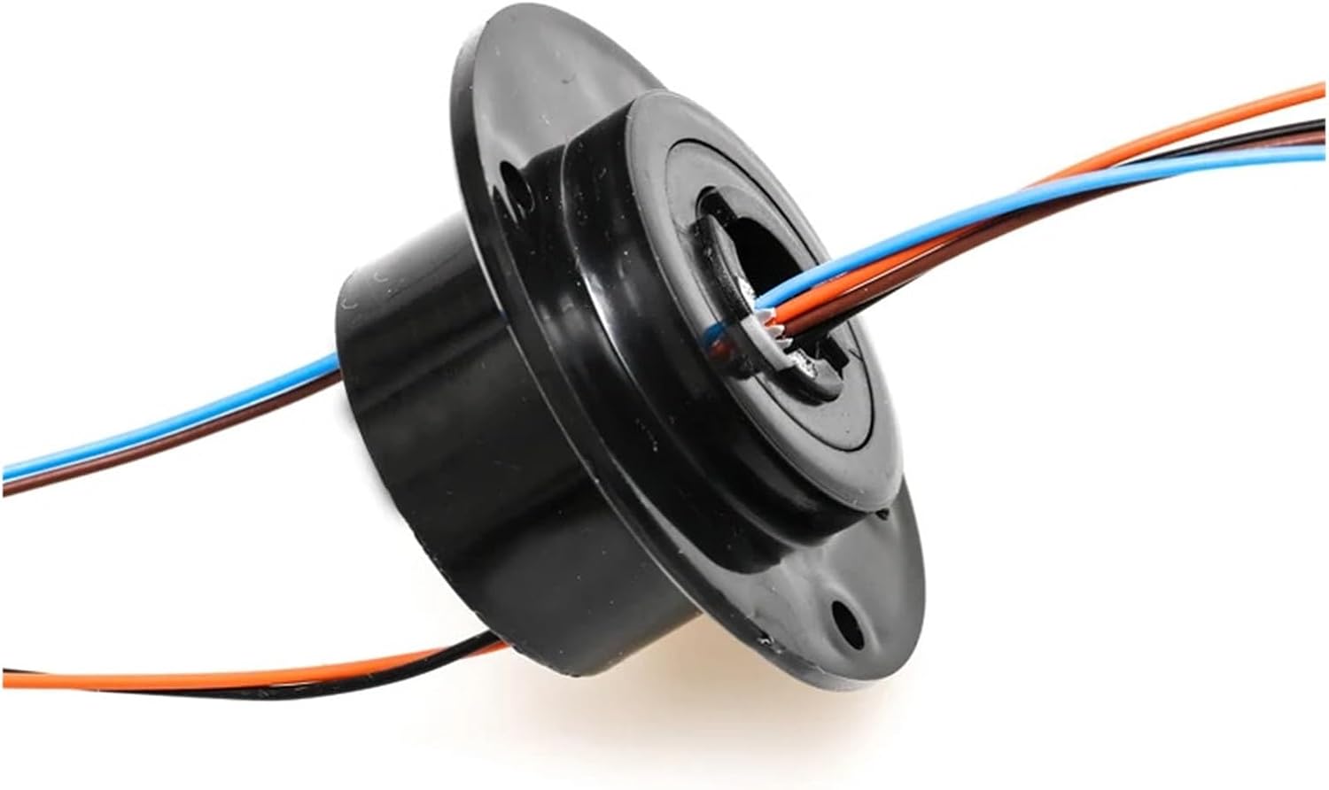 1pcs Through Hole Diameter 10mm Hollow Slip Ring 4 Channels 2A Collector Slip Ring 360° Rotary Joint Connector