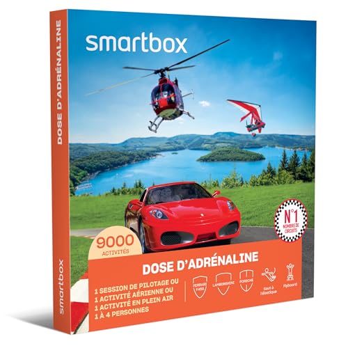 Idée cadeau à sensations Smartbox pour éviter les cadeaux ennuyeux et vivre l'adrénaline