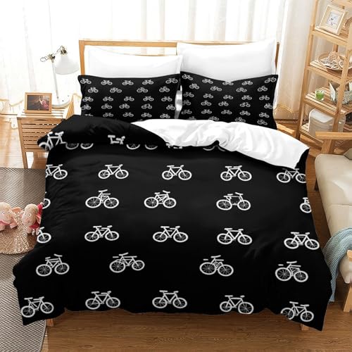 Housse de couette 260x220 abeille dessin animé en microfibre 3D