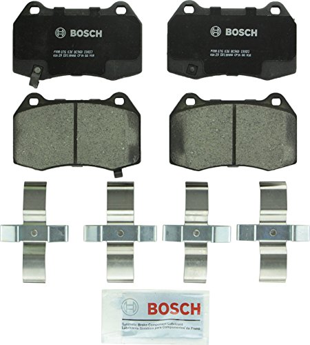 BOSCH BC960 QuietCast Premium Ceramic Disc Brake Pad Set - Compatible With Select Infiniti G35; Nissan 350Z, Sentra; FRONT