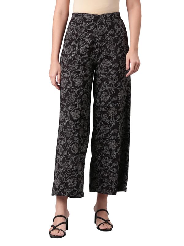 go colors Soft Viscose Printed Palazzo Full Length for Women| Breathable, Mid Rise-picture-10