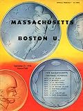 1958 UMass Minutemen v Boston University Terriers Football Program