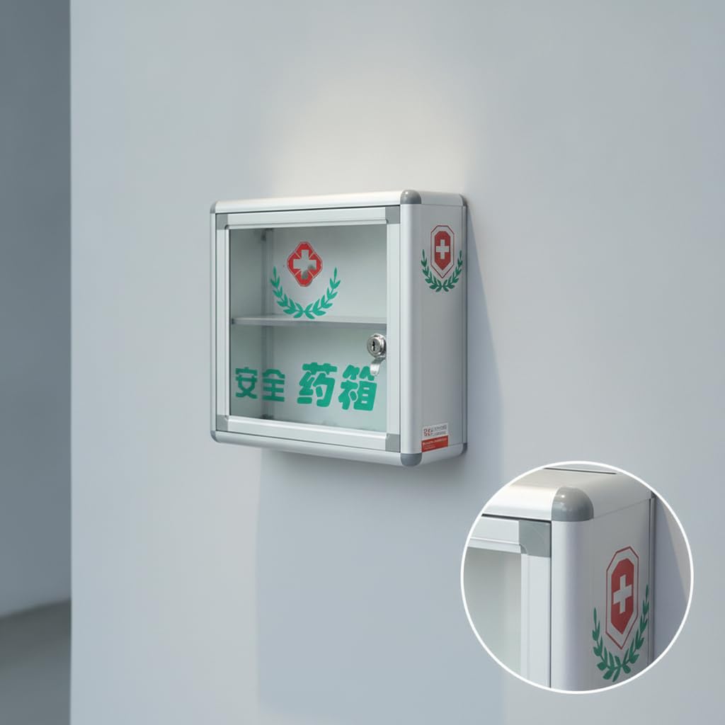 Contenitore in Lega di Alluminio, Portatile e da Muro, per il lavoro, Kit familiare D022