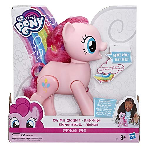 My Little Pony Toy Oh My Giggles Pinkie Pie -- 8" Interactive Toy With Sounds & Movement, Kids Ages 3 Years Old & Up #TOP1