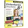 Visitenkarten Druckerei 8.5 – professionelle Visitenkarten gestalten und drucken für Windows 11/ 10 / 8.1 / 8 / 7