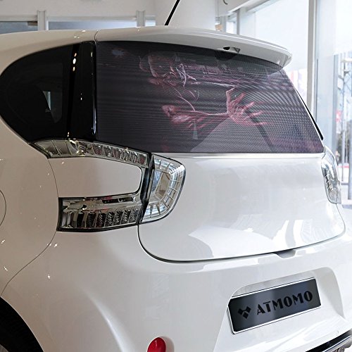 Atmomo Horror Monster 3D Transparent Car Back Rear Window Decal Vinyl Sticker For Happy Halloween #TOP2