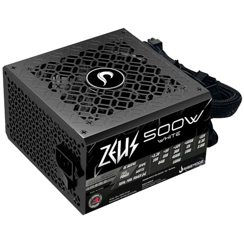 Fonte Gamer Rise Mode Zeus, 500W, PFC Ativo, Selo Teclab, Preto - RM-PSU-01-WT-500 Fonte Gamer Rise Mode Zeus, 500W, PFC Ativo, Selo Teclab, Preto - RM-PSU-01-WT-500