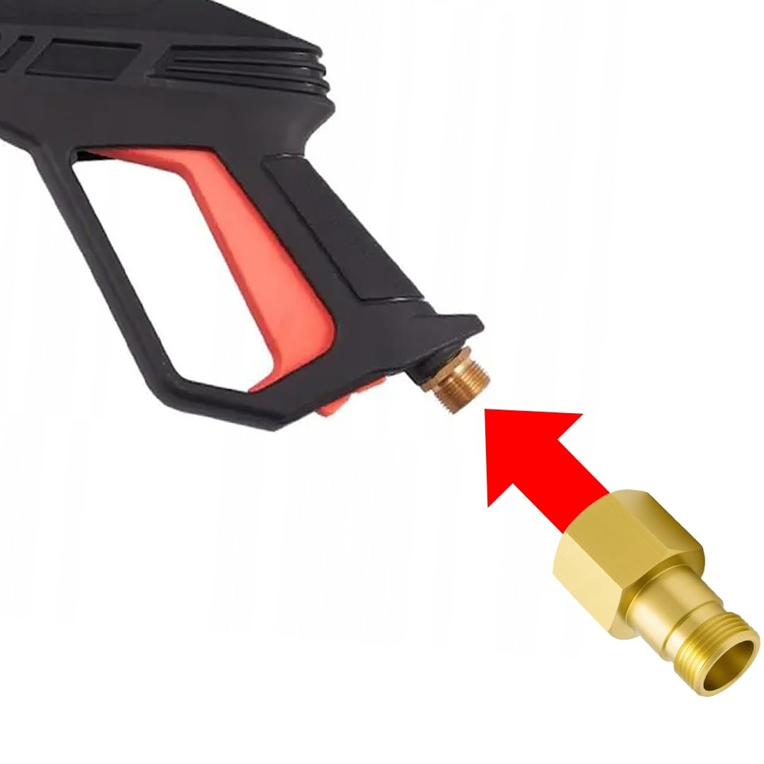 Rosfix Fortis Pistola 4000PSI 5 boquillas adaptador compatible con Karcher HD