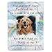 Honestchi Custom Memorial Gifts for Dog Lover Fleece Blanket - Personalized Loss of Pet Gifts, Pet Sympathy Blanket (HD-QH02)
