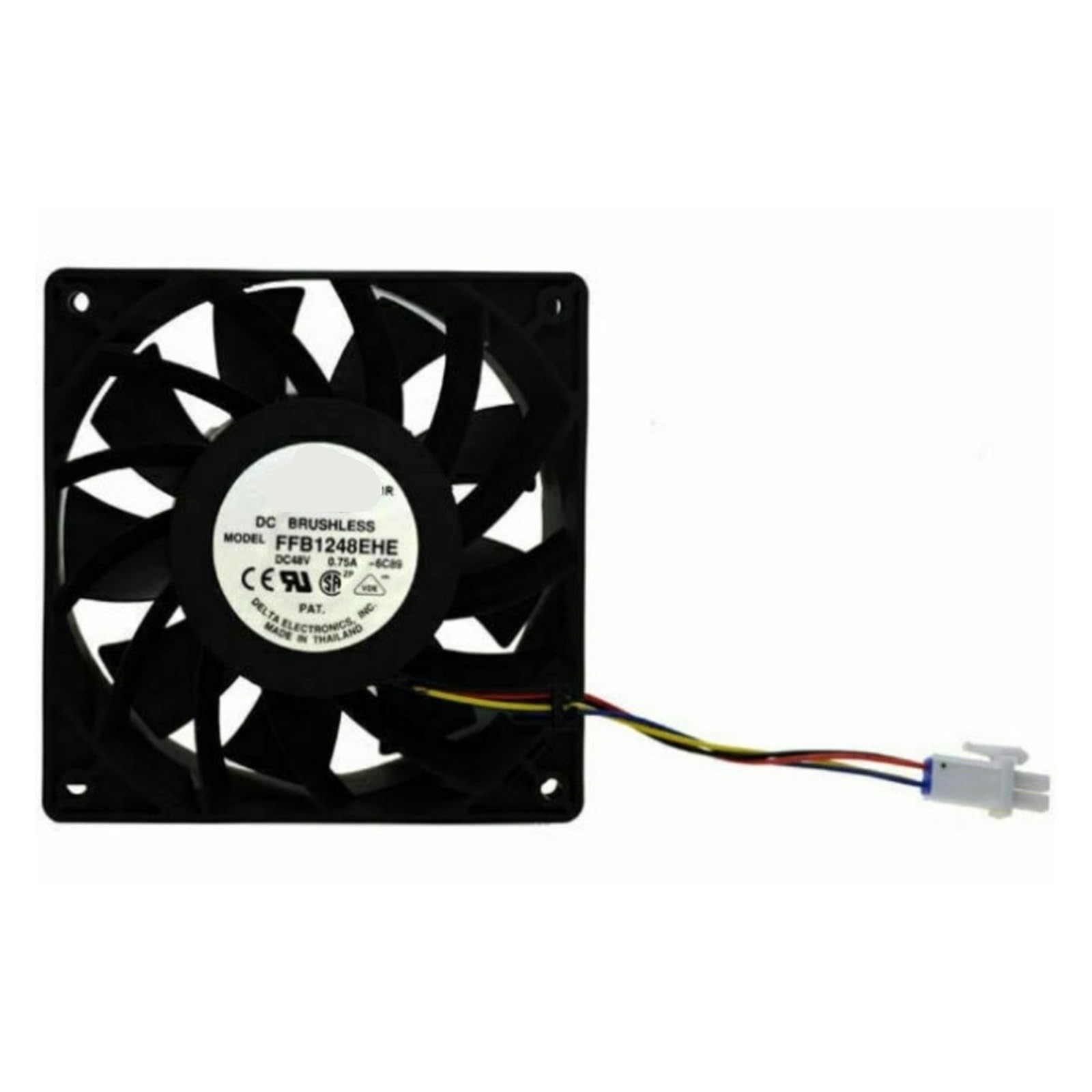 Ventilateur à arbre de conduit FFB1248EHE-6C89 48V CC l'excellence du refroidissement 120mm