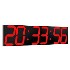 CHKOSDA Digital Wall Clock, Oversize Led Digital Clock Large Display with Auto Dimmer, Huge CHKOSDA Digital Wall Clock, Oversize Led Digital Clock Large Display with Auto Dimmer, Huge product