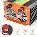 2000W Power Inverter 12v to 240v, Pure Sine Wave Car Inverter 4000W Peak with 2 UK Sockets, 30W USB-C, 5V 3.1A USB, LCD Display and Remote Controller for Motorhomes,Camping, Household Use and Vans