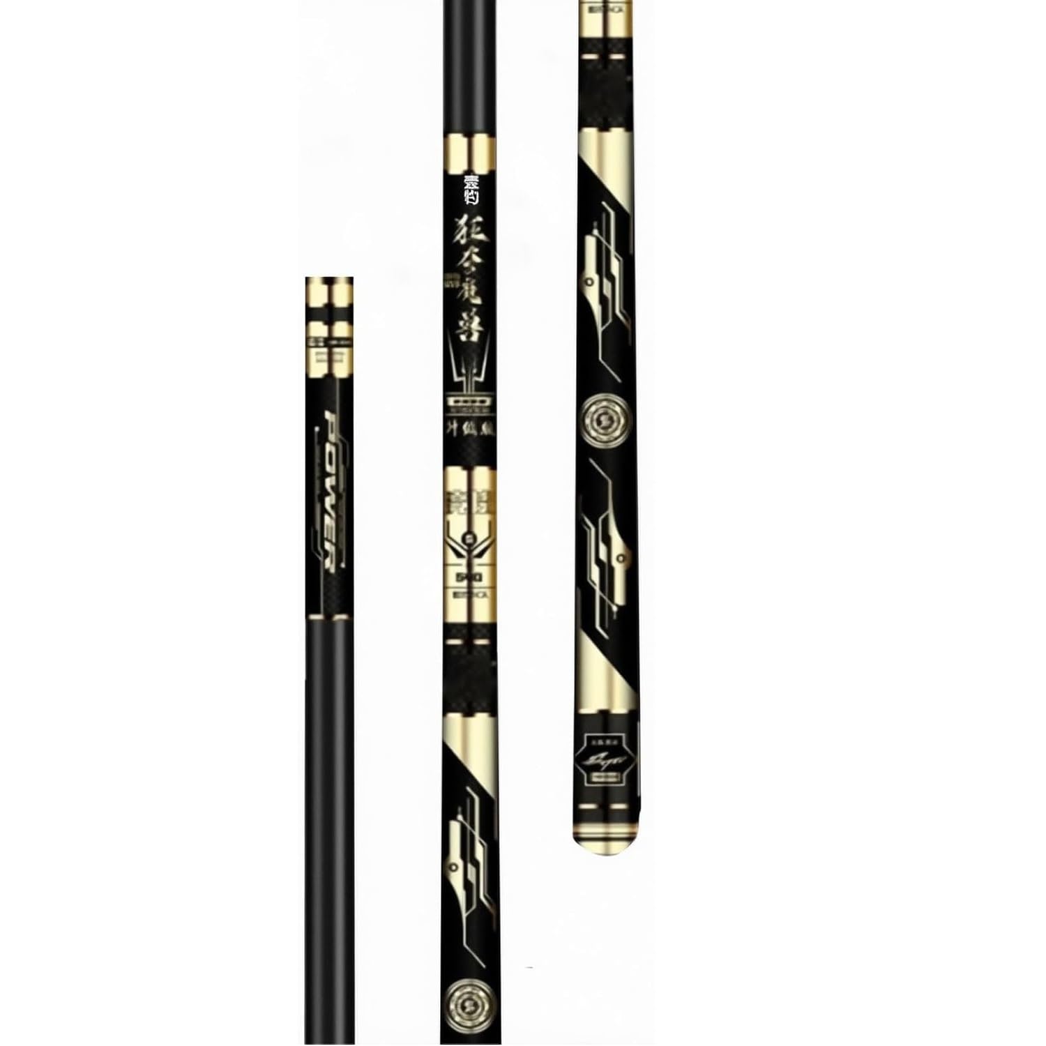 HUSHDML Telescopic carbon fishing rod 2.7m–8.1m Ultra-stiff hand rod Fishing rod Carp rod Suitable for lakes, reservoirs and rivers(19 tone,6.3m)