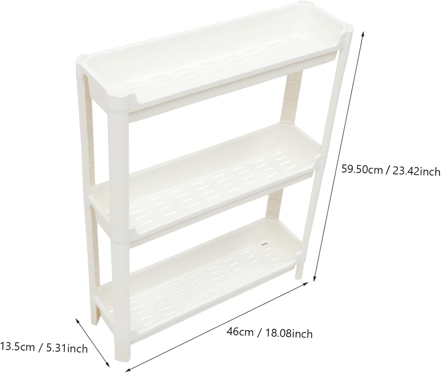 Alipis 1pc Multi-Layer Plastic Storage Rack Shelves Over Toilet Bathroom Organizer Shelves for Wall Storage Over Toilet