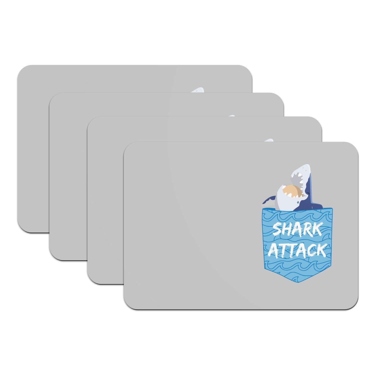 Set de table requin antidérapant pour éviter les verres renversés et protéger les tables en bois