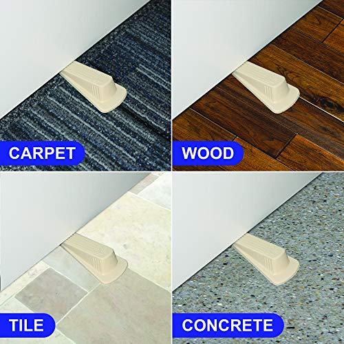 Master Caster 900 Big Foot Doorstop, White #TOP3