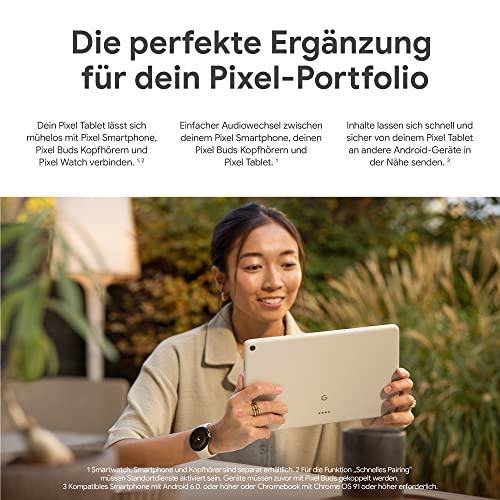 Google Pixel Tablet mit Ladedock und Lautsprecher im Vergleich