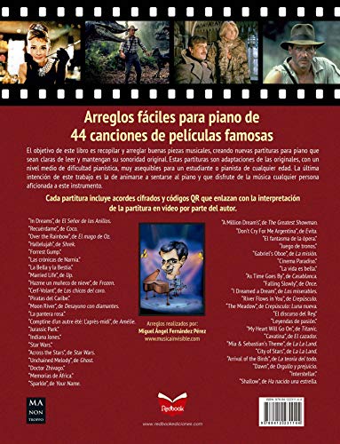 Música de Cine: Partituras Para Aficionados Al Piano