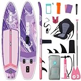 【Tutto In Un Unico Kit】: Il set di tavola da surf gonfiabile Niphean include una pagaia regolabile, porta bicchiere, 3 pinne, la pinna StabilTrac degli SUP Niphean, leash, pompa, zaino, custodia impermeabile e kit di riparazione. Che sia per te o come idea regalo per amici e famiglia, questo set di paddle board gonfiabili Niphean rende ogni avventura facile e divertente. Ogni accessorio è testato per qualità e funzionalità, garantendo un'esperienza affidabile sull'acqua.