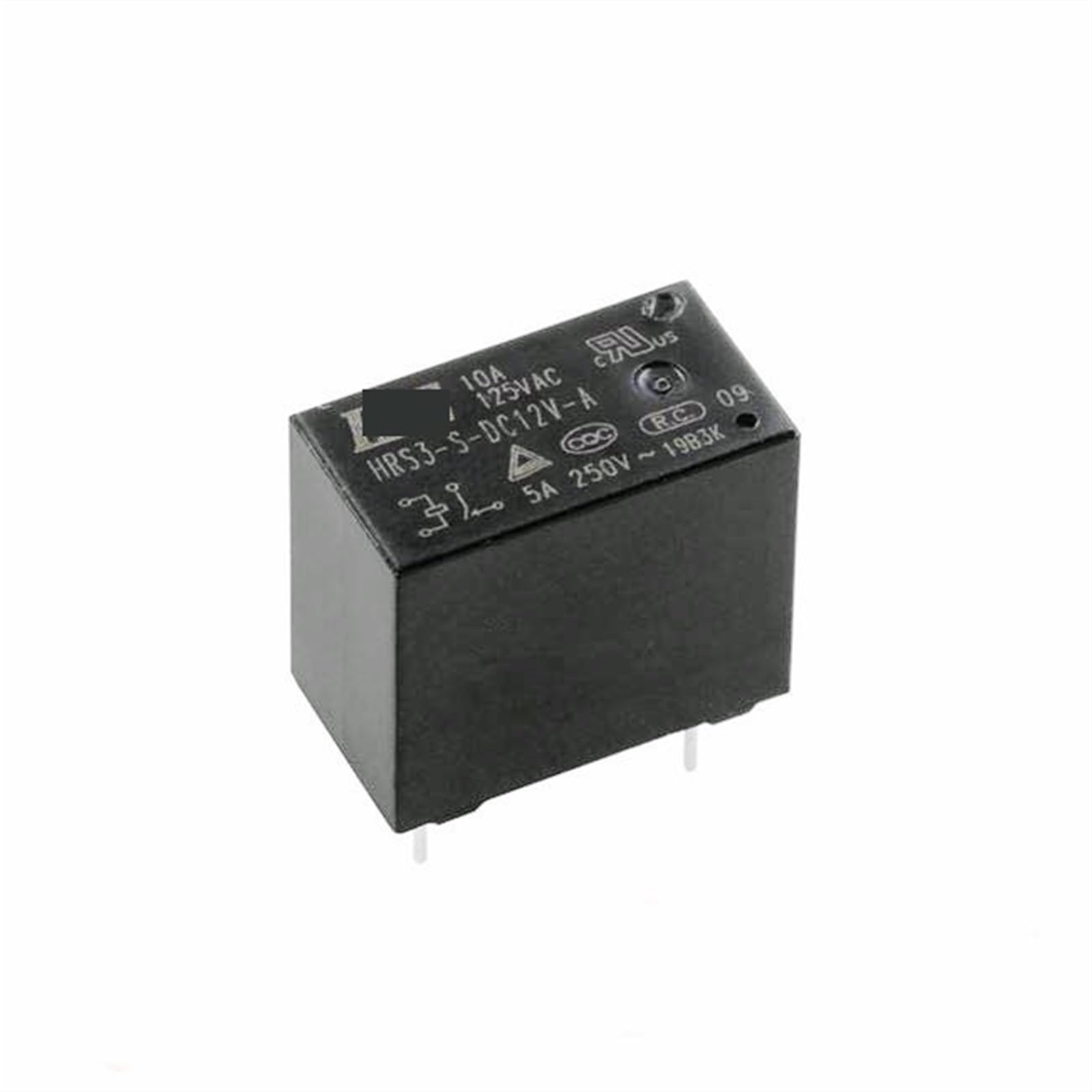Petit relais de puissance HRS3-S-DC12V-A 10A 125V pour commutation de circuit