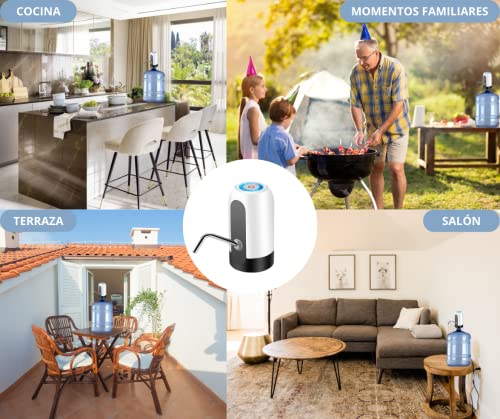 Miniatura 7 de Dispensador De Agua, Grifo Eléctrico Para Garrafas De Agua Fría, Bomba Dosificadora Con Dos Adaptadores. 5.7l, 10l, 11.3l, 15l, 18.9l.