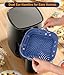 Silicone Air Fryer Liners - 2 Pack Square Air Fryer Basket Reusable Parchment Paper, Perfect 5-8 QT AirFryer Liners, Non-stick Baking Tray for Air Fryer, Must-have Kitchen Gadgets Oven Accessories