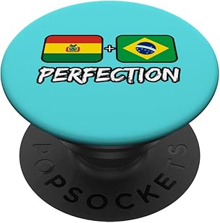Bolivian Plus Brazilian Perfection Mix Flag Heritage PopSockets Adhesive PopGrip