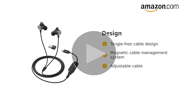 J2721新品未開封　Logicool ZONE WIRED Amazon.com: Logitech Zone Wired Earbuds : Electronics
