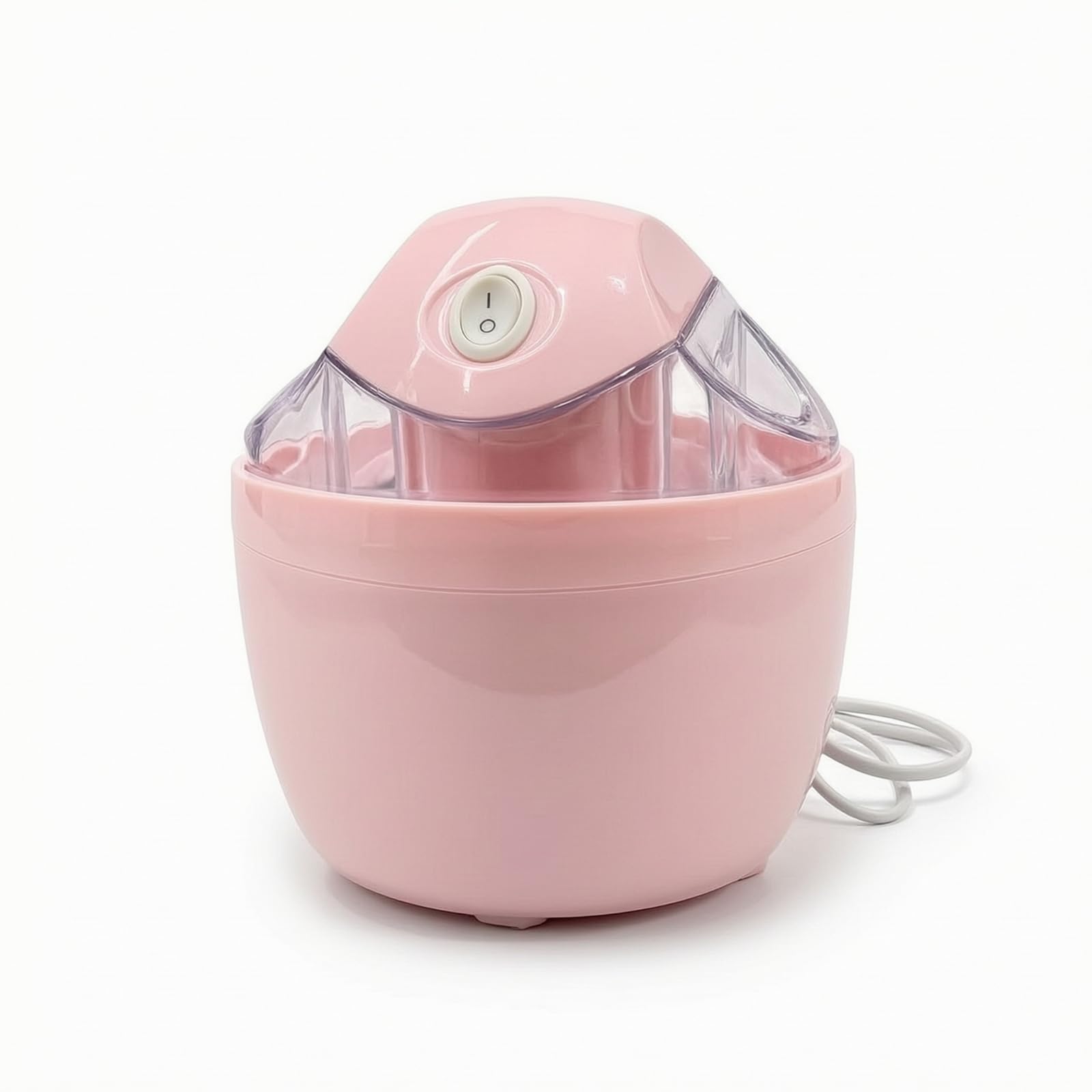F Fityle Máquina de Helados Infantil Cremera de Fabricante de Postres Heladera Doméstica con Control de Encendido y Cuerpo Moldeado Adecuada para Cocina del Hogar y de Juego, Rosa