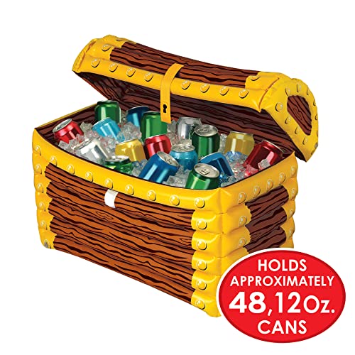 Image of Beistle Inflatable Treasure Chest Coolers.