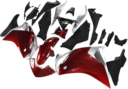 Miniatura 2 de MZYPARTS Kit de carenado de inyección ABS rojo negro para 2011-2014 Honda CBR250R 11 12 13 14 CBR 250R 2011 2012 2013 2014 Carrocería Panel de