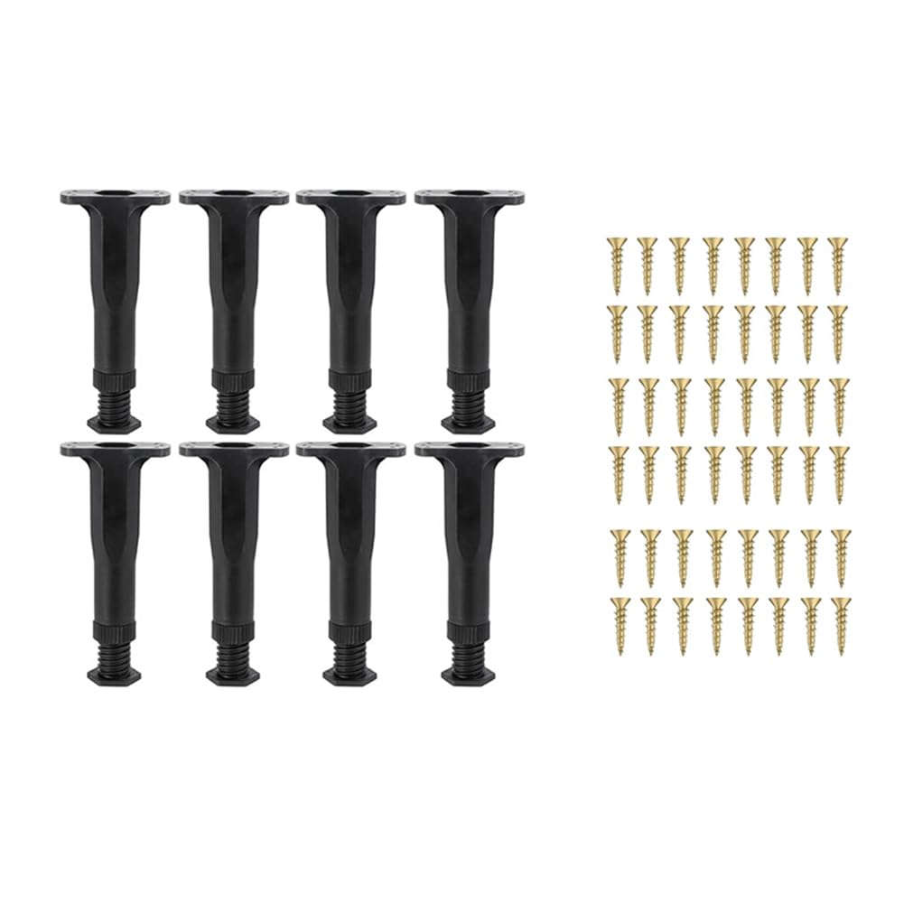Ehwisbe 8 Pcs Adjustable Bed Support Legs 5.9 to 11 Inches Bed Frame Support Legs for Bed Slats Bed Legs Replacement Bed Frame