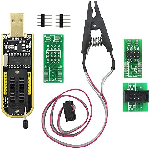 KeeYees SOP8 SOIC8 Test Clip for EEPROM 25CXX / 24CXX + CH341A 24 25 Series EEPROM Flash BIOS USB Programmer