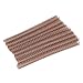 100Pcs DoubleWire Binding Spine Metal Inner Wire Nylon Coating Size Binding Lines for A4 Paper (Rose Gold)