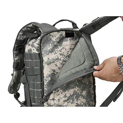 Military Tactical Assault Pack Backpack Small Army Molle Bug Bag Backpacks Rucksack for Outdoor Hiking Camping Hunting 34L ACU