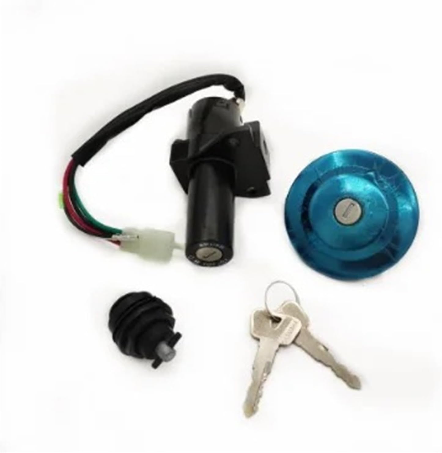 Fuel Tank Inner Cover, Car Fuel Tank Caps Tank Cover, For YBR 125 ED/ESD/SPD YS 125 2002-2013 Locking Fuel Tank Cap Cover Keys